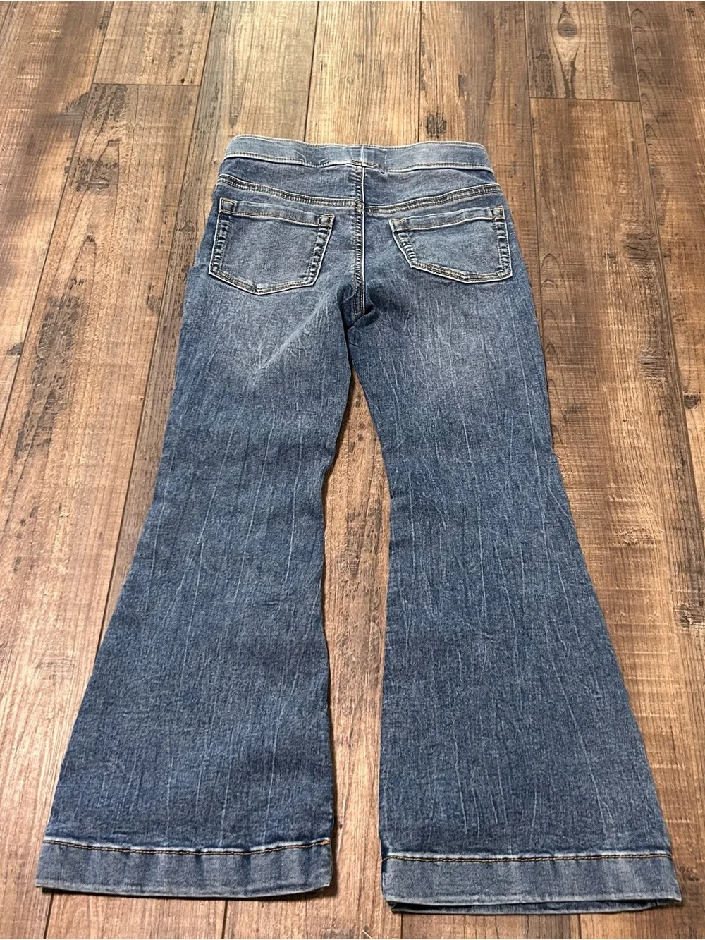 SO Size 7‎ Girls Flare Jeans Elastic Waist Blue